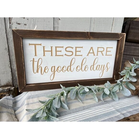 Handmade wood sign, Farmhouse sign, Wood decor, Wall hanging - Picture 2 of 4